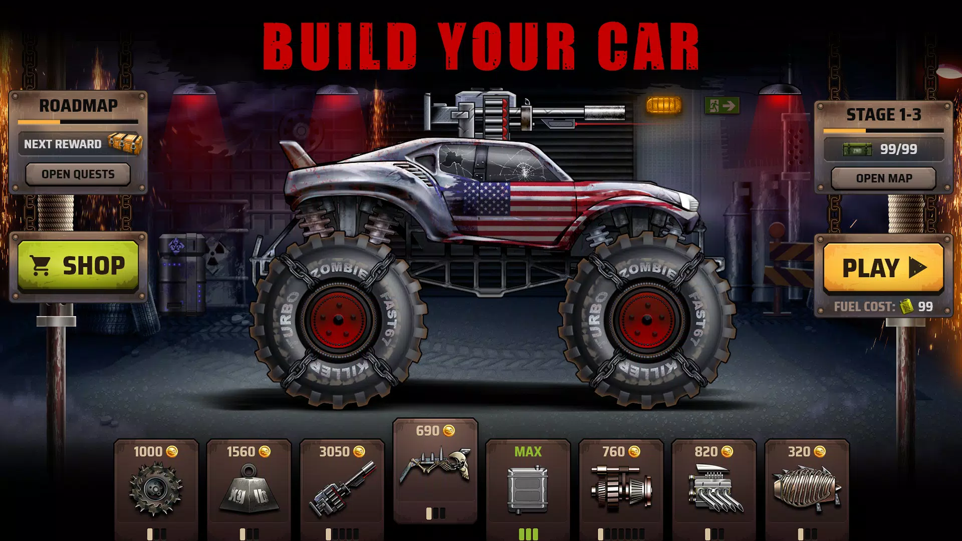 Zombie Hill Racing 스크린샷 0