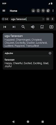 English Somali Dictionary Schermafbeelding 1