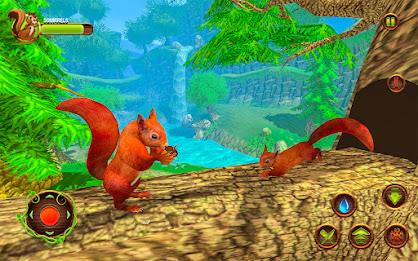 Forest Wild Squirrel Simulator स्क्रीनशॉट 0