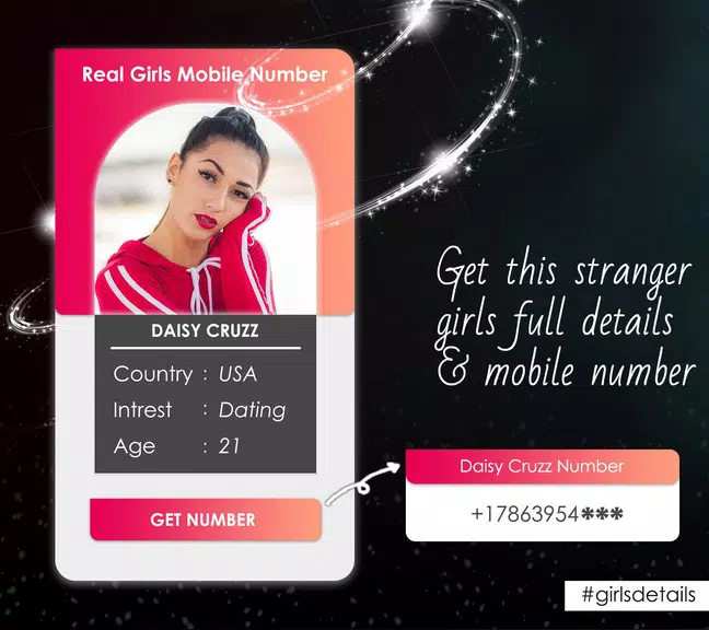 Girls Mobile Number (Girlfriend Calling Prank) Ảnh chụp màn hình 3