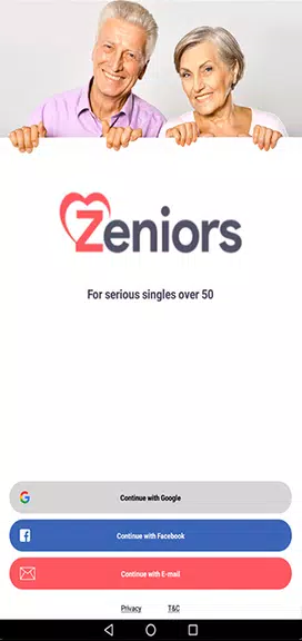 Zeniors - Meet Mature Singles Ekran Görüntüsü 0