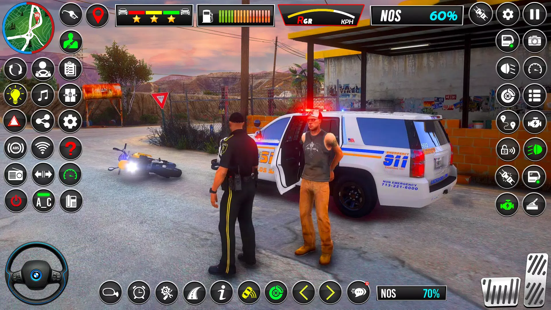 Schermata US Police Car Chase Car Game 0