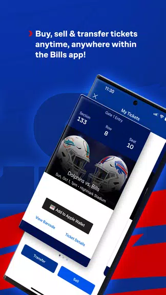 Buffalo Bills Mobile Ekran Görüntüsü 3