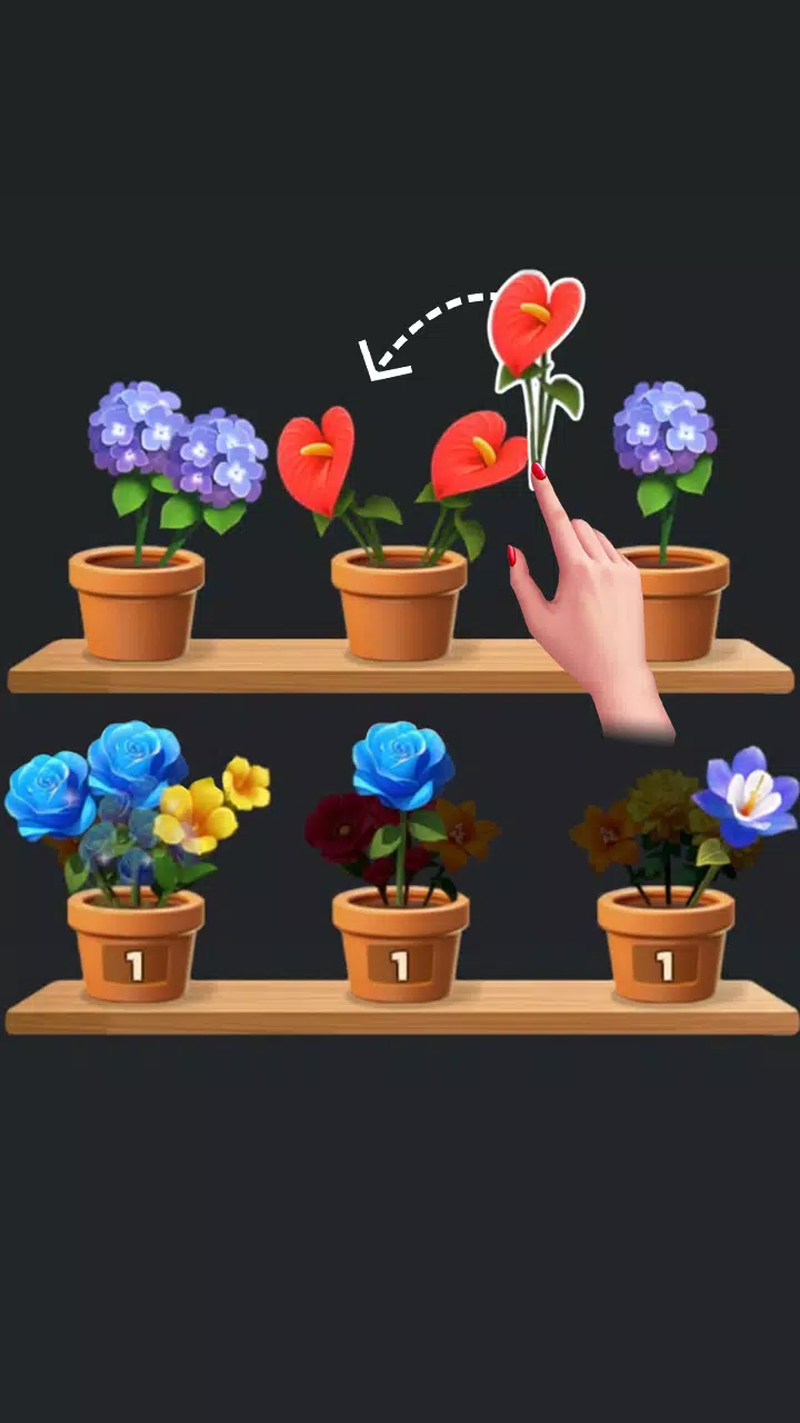 Floral Sort 3D Screenshot 0