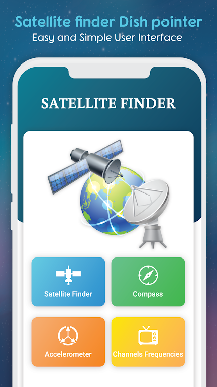 Satellite Finder-Dish Aligner स्क्रीनशॉट 1