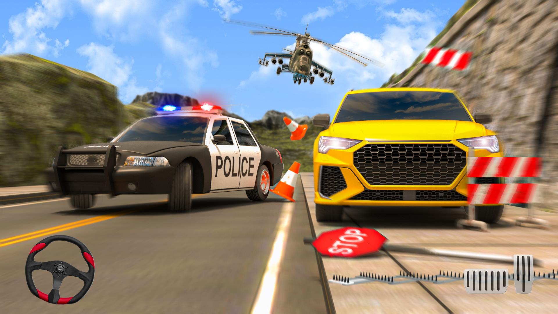 Dubai Police Car Games 3d Capture d'écran 3