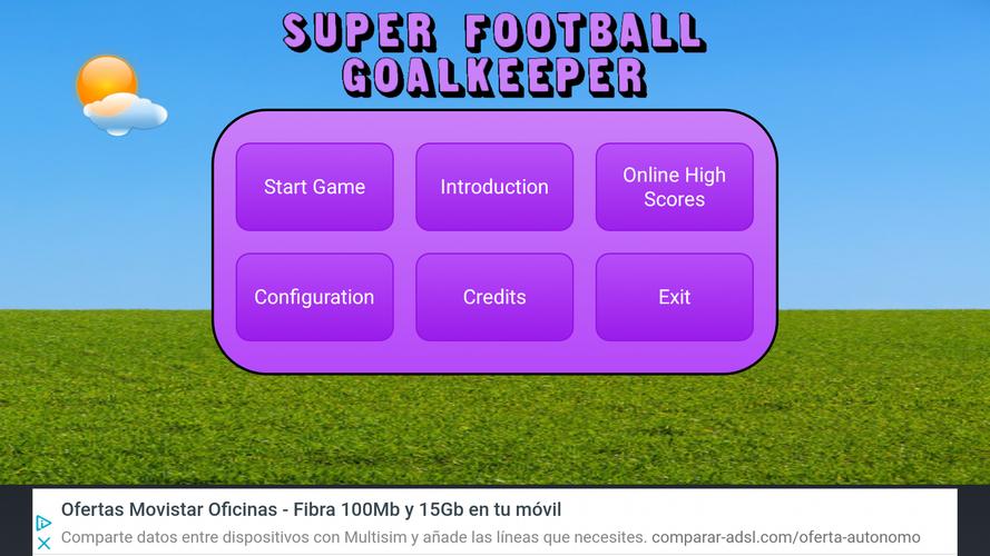 Super Football Goalkeeper Captura de pantalla 3