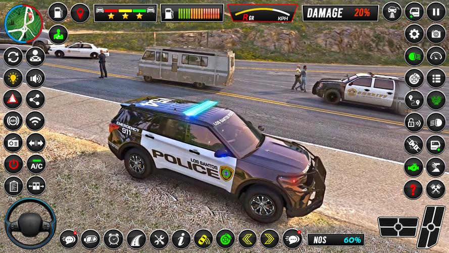 City Police Cop Car Driving 3D Captura de tela 2