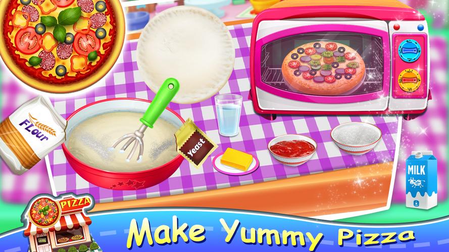 Pizza Burger - Cooking Games 스크린샷 0