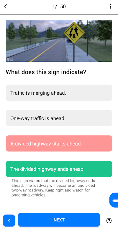 DMV Practice Test স্ক্রিনশট 2