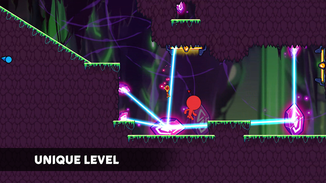 Stick World: Red Blue Journey Mod Schermafbeelding 2