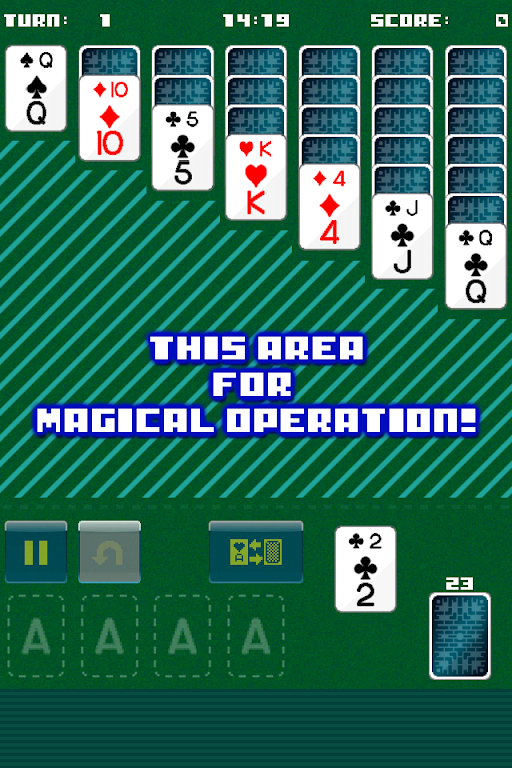 Wizard's Solitaire Klondike 스크린샷 1