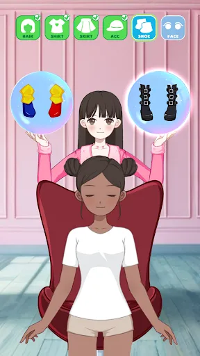 Left or right: Magic Dress up Schermafbeelding 2