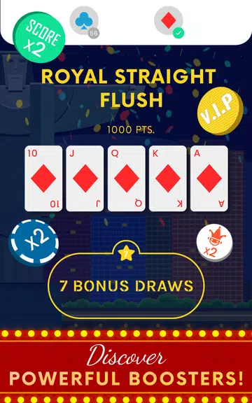 Shuffle Card Puzzle: Offline game Schermafbeelding 1