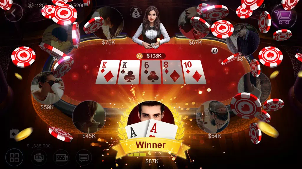 ไพ่เท็กซัสฉบับมือโปรไทย HD – Artrix Poker স্ক্রিনশট 0