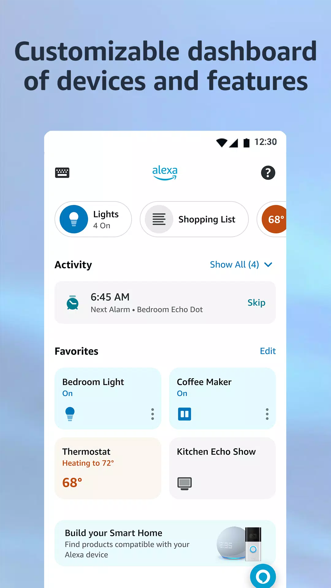 Schermata Amazon Alexa 0