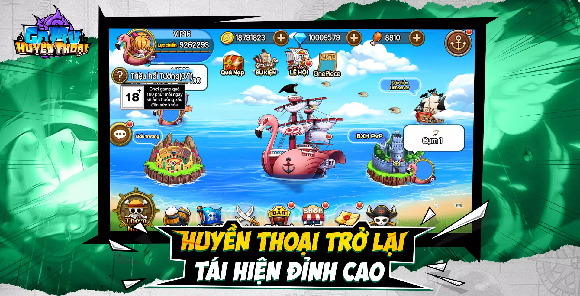 Gomu Huyền Thoại - Đại Chiến Ekran Görüntüsü 0