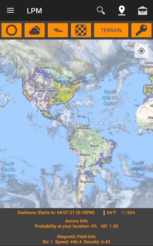 Light Pollution Map - Dark Sky应用截图第2张