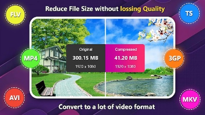 Compress Video – Video Resizer স্ক্রিনশট 0