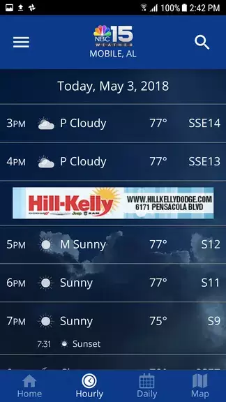 NBC 15 WPMI Weather應用截圖第2張