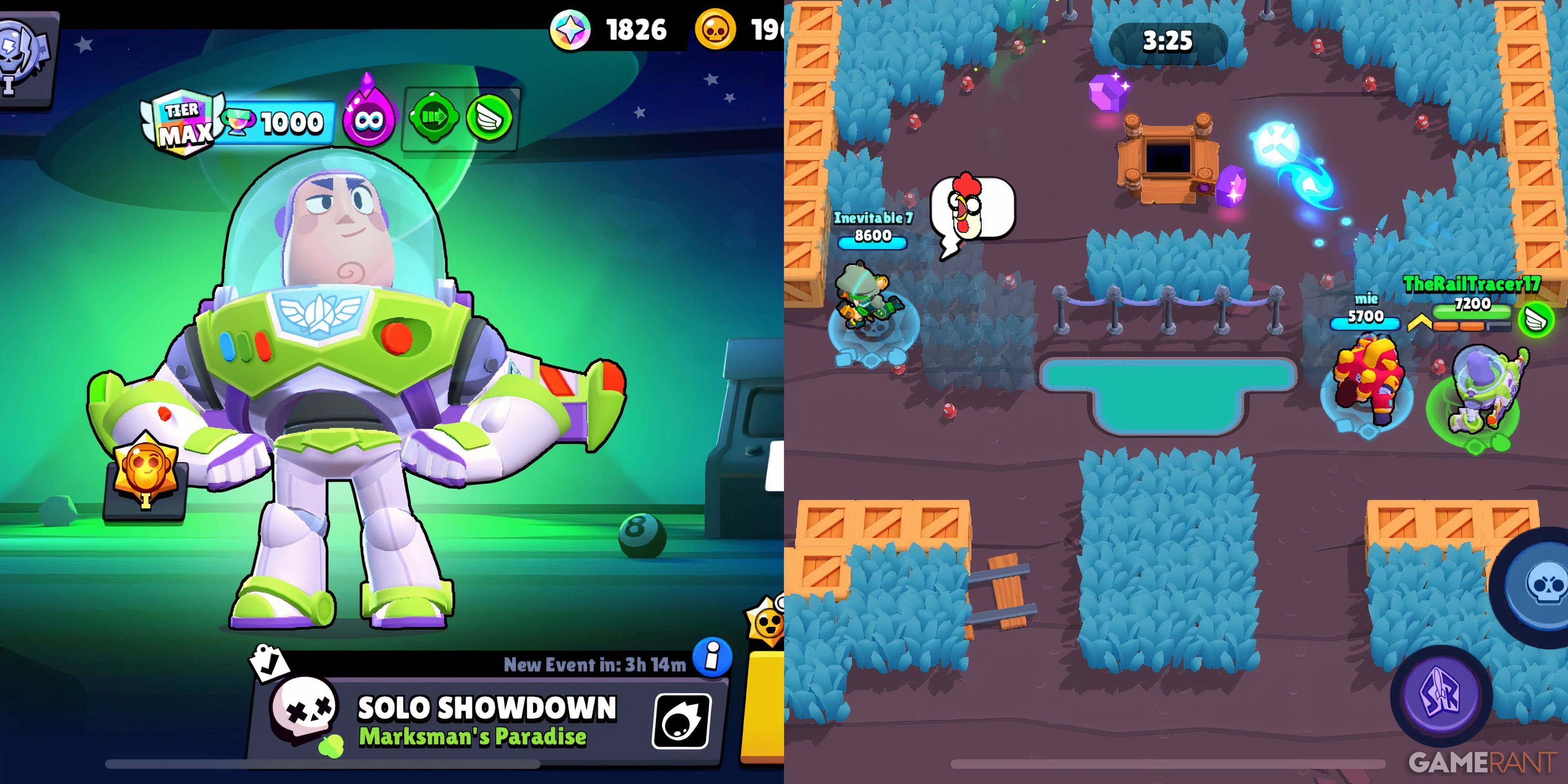 စကြဝဠာစွမ်းရည်များဖြင့် 'Brawl Stars' ရှိ Buzz Lightyear Lands