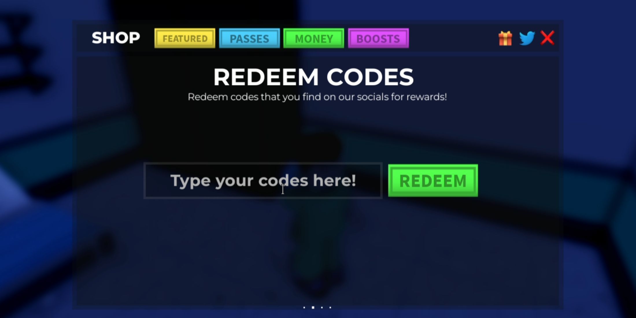 Asylum Life Code Redemption Interface