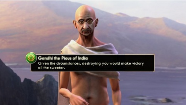 Civ 7 Won't Have Gandhi to Go Nuclear, But Did He Ever?