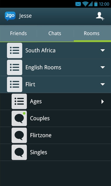 2go Chat - Chat Rooms & Dating应用截图第1张