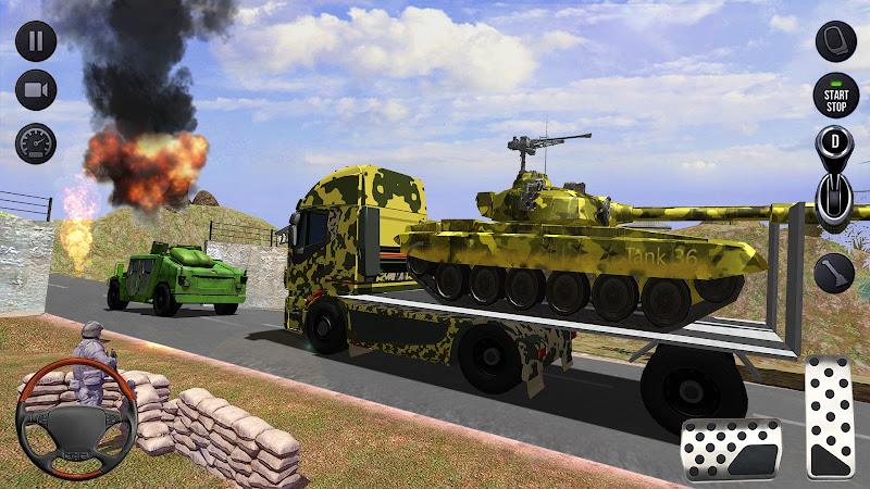 Army Delivery Truck Games 3D ဖန်သားပြင်ဓာတ်ပုံ 2