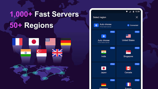 VPN Master - fast proxy VPN Captura de pantalla 2