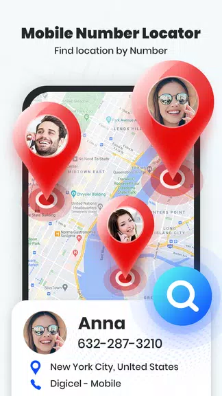 Live Mobile Number Locator Schermafbeelding 0