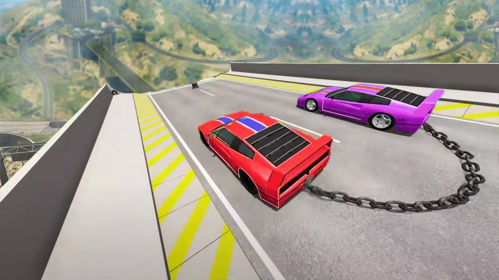 Chained Cars Stunt Racing Game Zrzut ekranu 2