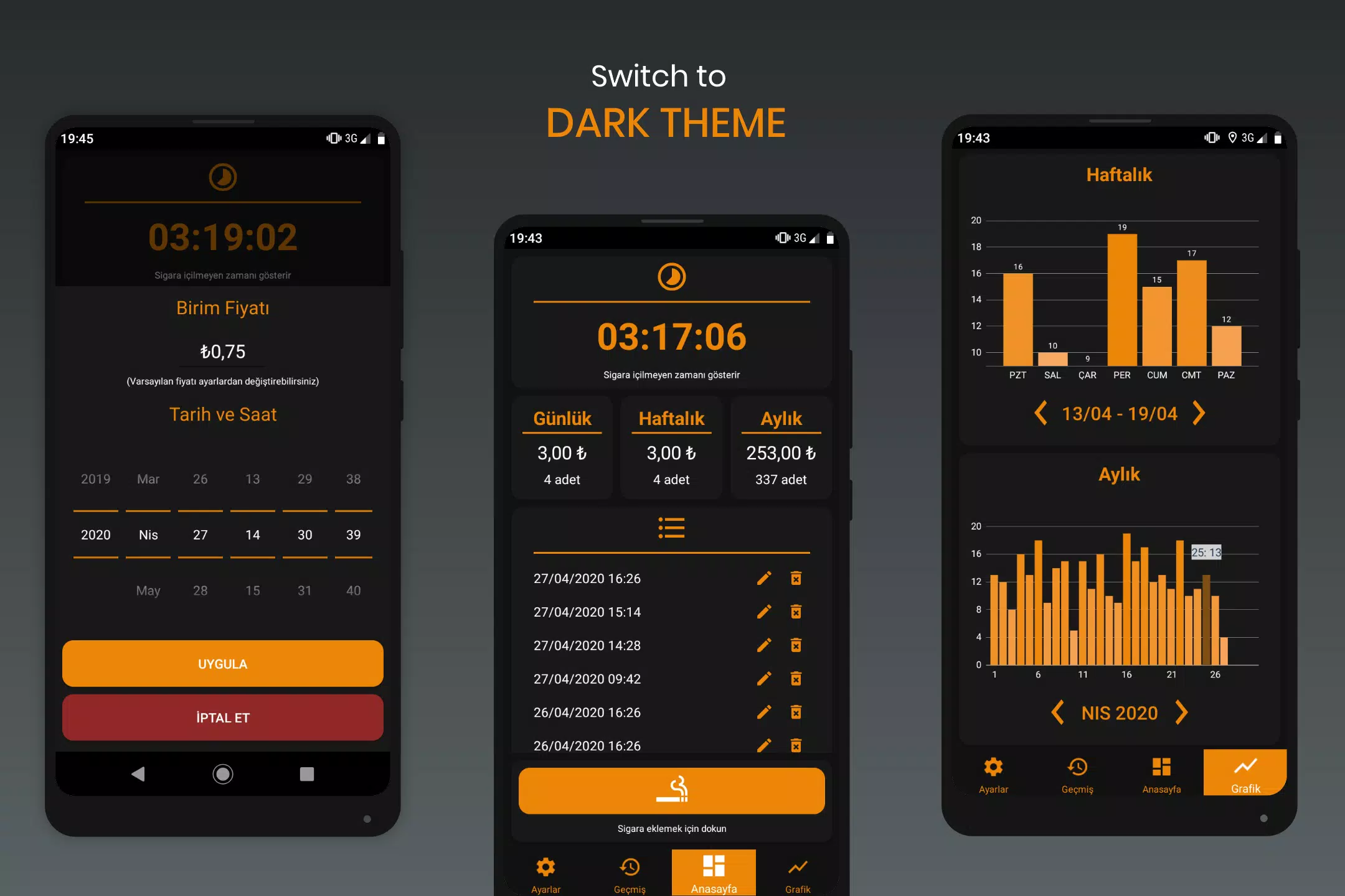 Cigarette Counter and Tracker ภาพหน้าจอ 2