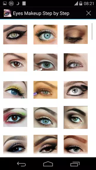 Eyes Makeup Tutorial Schermafbeelding 1