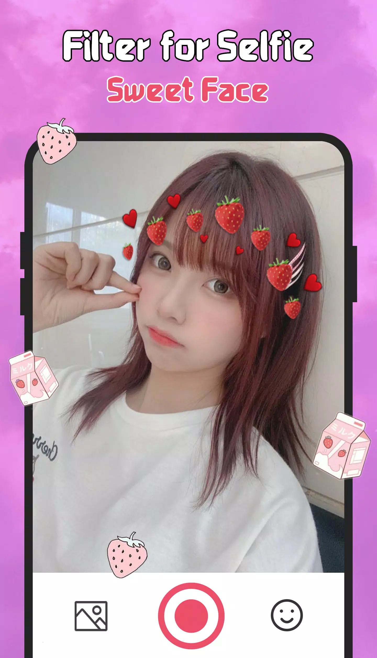 Filter for Selfie - Sweet Face Ảnh chụp màn hình 1