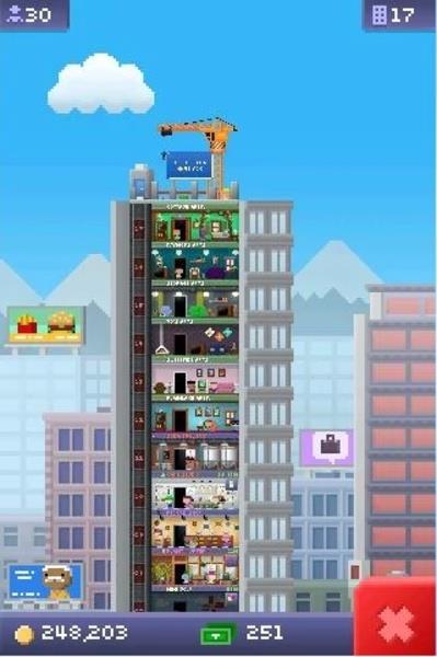 Tiny Tower Mod Скриншот 0