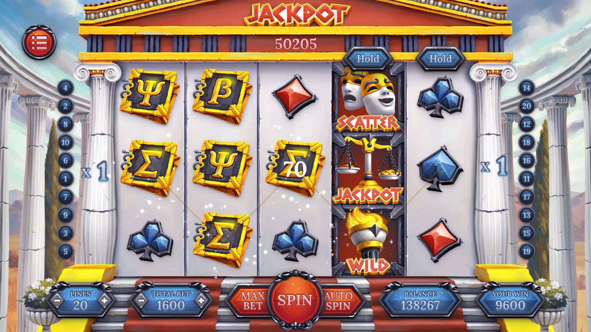 Gold Voyage Slots casino games Schermafbeelding 1