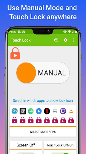 Schermata Touch Lock Screen lock 0