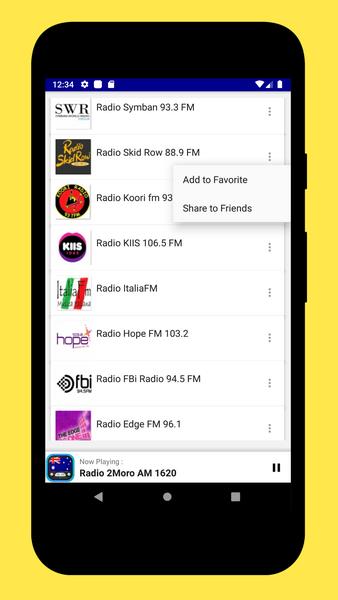 Schermata Radio App Australia: FM Online 0