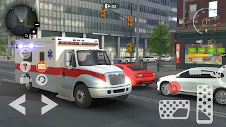 Ambulance Game Car Driving Sim Capture d'écran 0