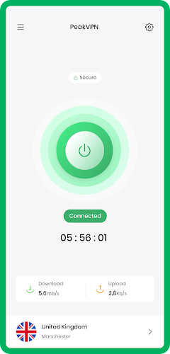 PeakVPN - Fast And Secure Ảnh chụp màn hình 2