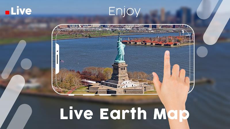 Live Earth Map, Satellite View ภาพหน้าจอ 0