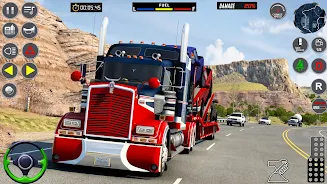 US Cargo Truck Simulator Game Zrzut ekranu 3