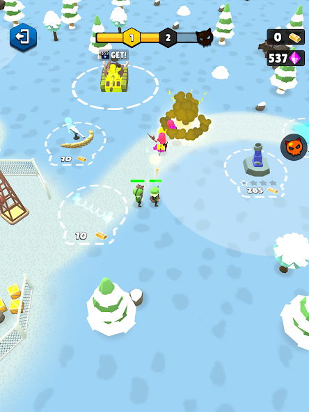 Base Defence: Army Rush Mod Ảnh chụp màn hình 1