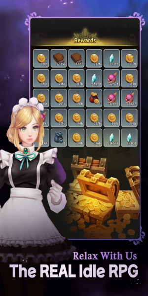 Revenger Saga: Idle RPG Captura de tela 1