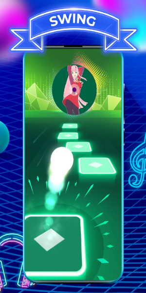 Tiles Hop EDM Rush Music Game ภาพหน้าจอ 0