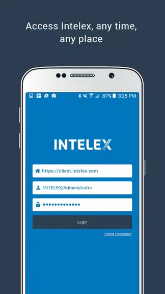 Intelex Mobile Zrzut ekranu 0