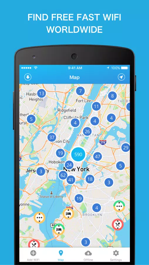 WiFi Finder - WiFi Map應用截圖第0張