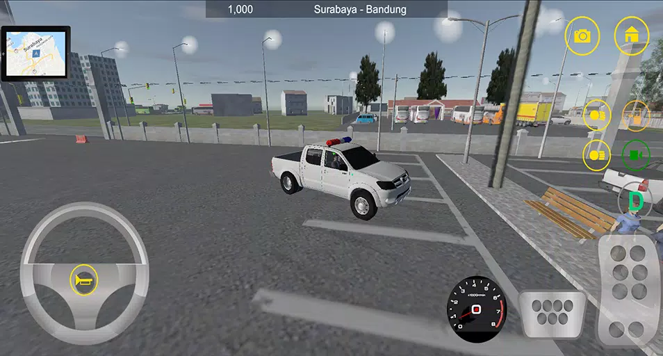 Pickup Police drive Game 3D स्क्रीनशॉट 2