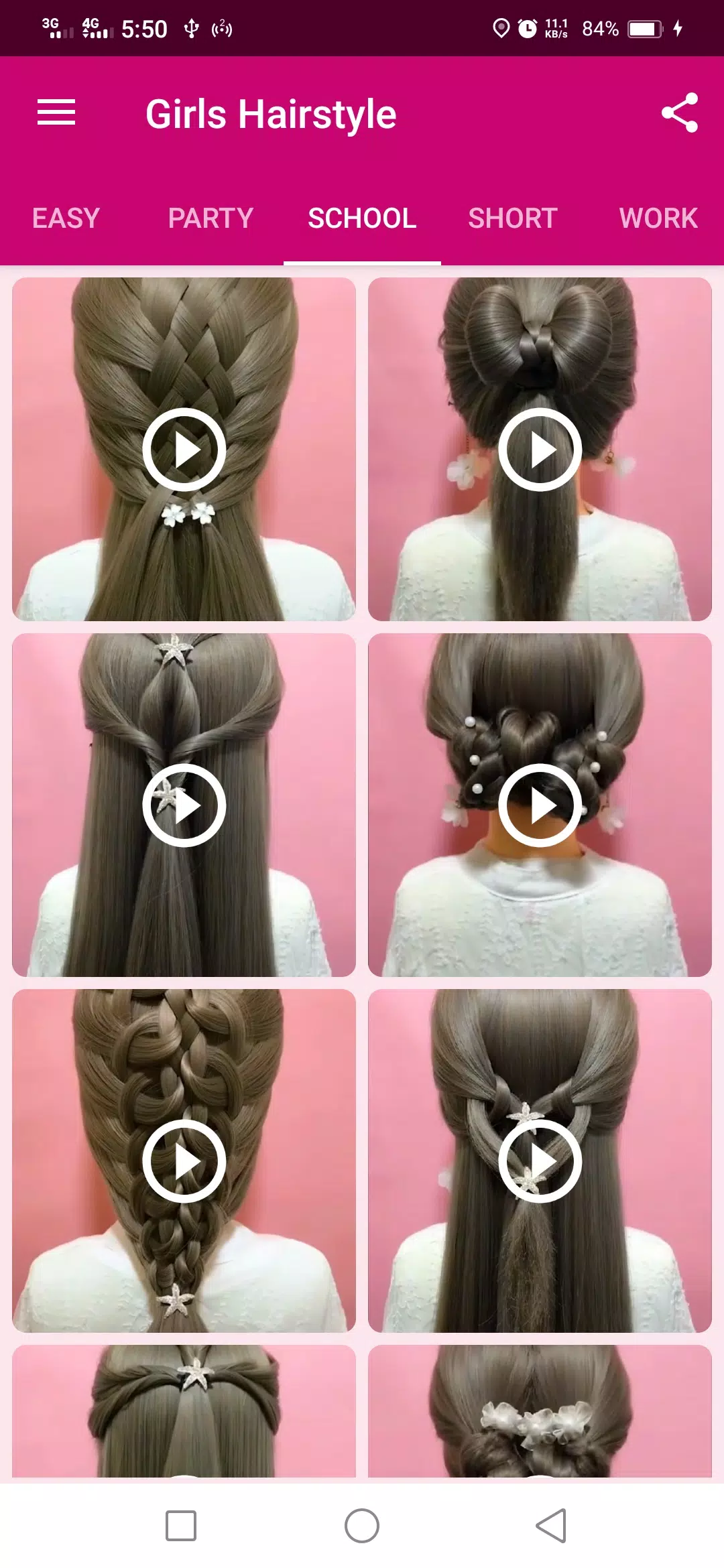 Girls Hairstyle 스크린샷 2